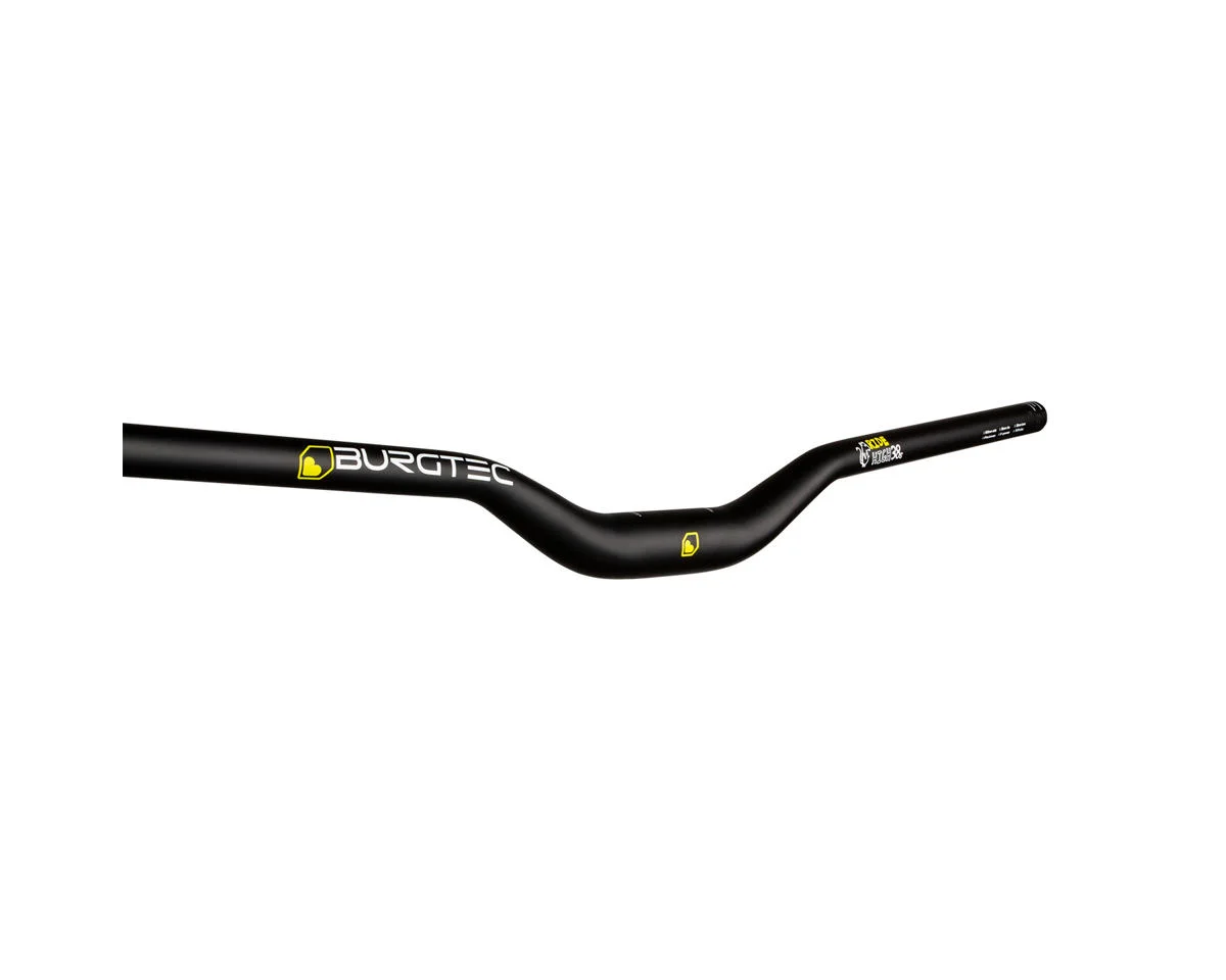 Burgtec Josh Bryceland Ride Wide Rise Bar (Black) (38mm Rise) (800mm) (35mm Clamp)